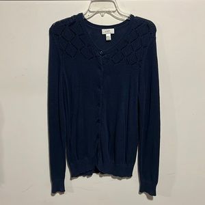 Lightly worn button up sweater